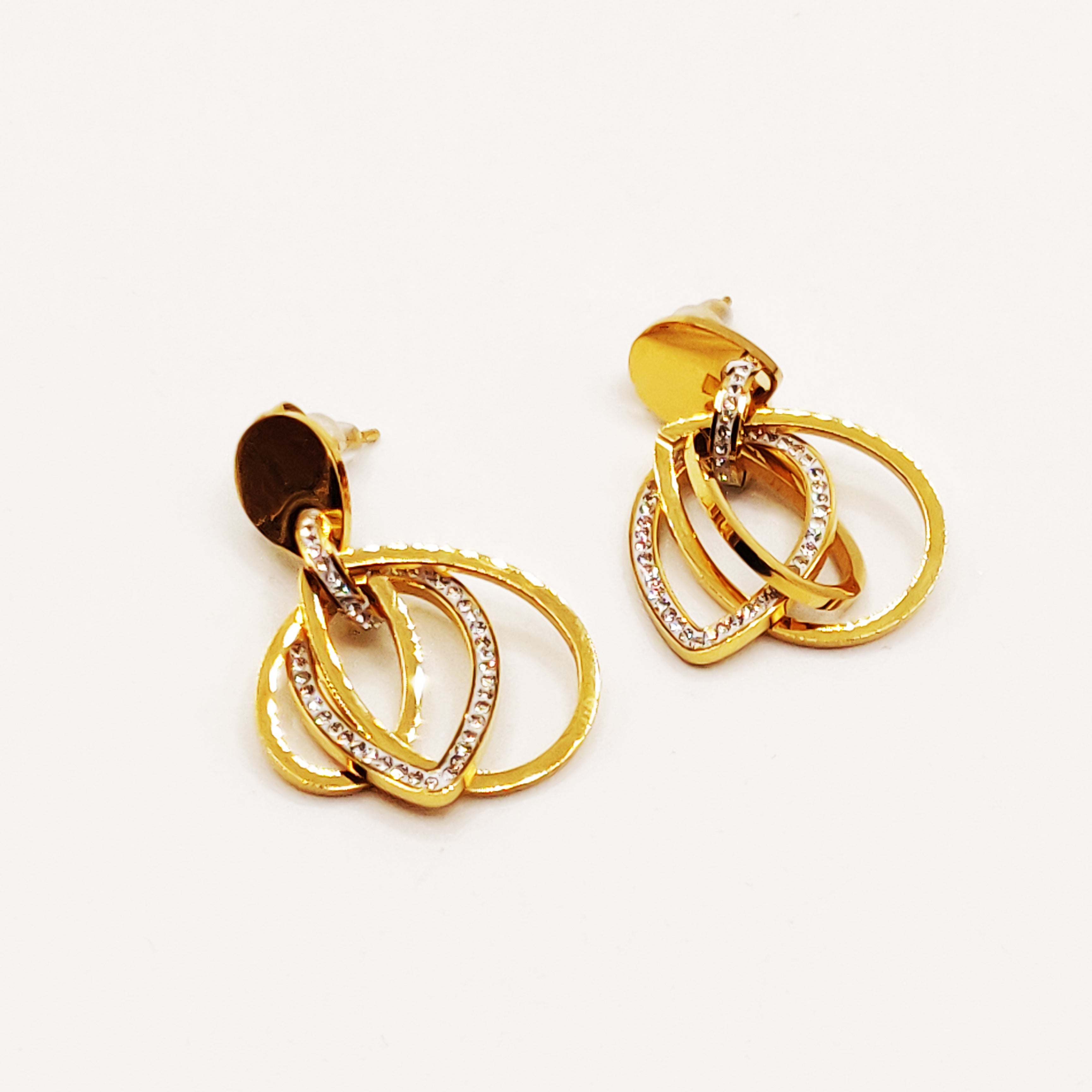 Boucles d'oreilles Multi Gouttes Emmêlées Luxe