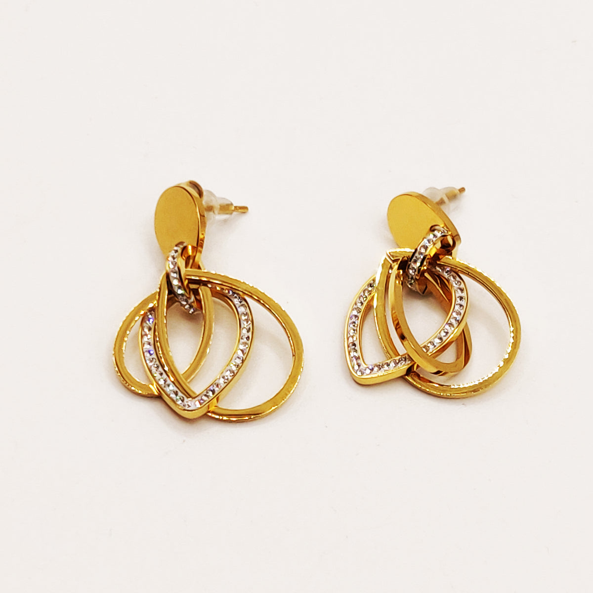 Boucles d'oreilles Multi Gouttes Emmêlées Luxe