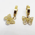 Boucles d'oreilles Papillon Luxe