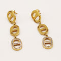 Boucles d'oreilles 3 Pendentifs CD Luxe