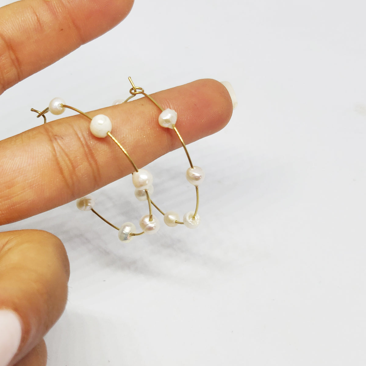 Boucles d'oreilles Perles
