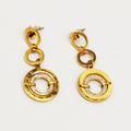 Boucles d'oreilles Rafinity Double Cercles Luxe