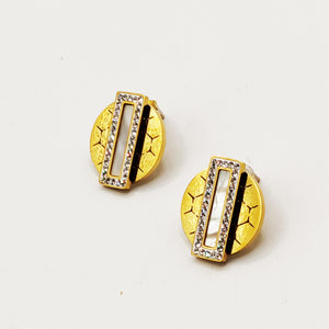 Boucles d'oreilles Rectangle Blanc Nacré Luxe