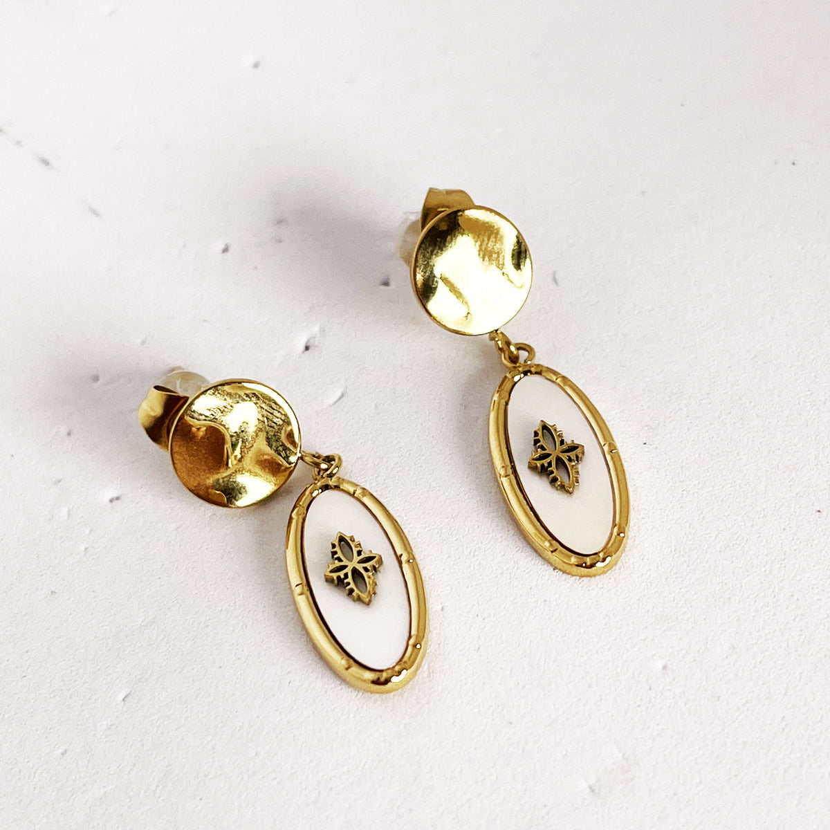 Boucles d'oreilles Rose Des Vents