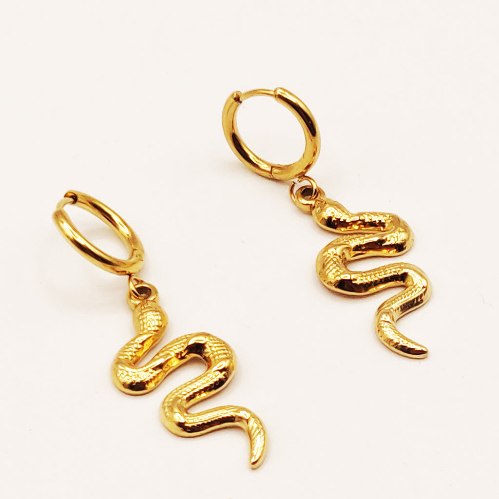 Boucles d'oreilles Serpents Luxe