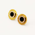 Boucles d'oreilles Soleil Fashion Noyau Noir