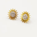 Boucles d'oreilles Soleils Cristaux