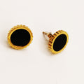 Boucles d'oreilles Soleils Noirs