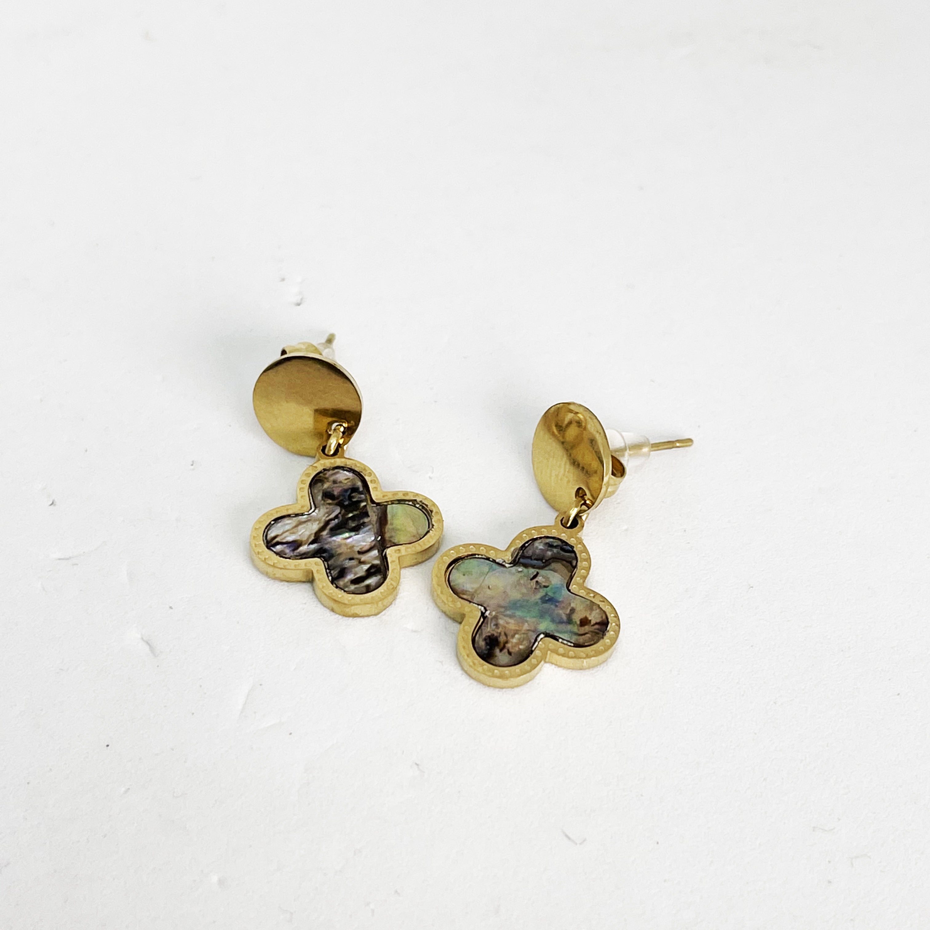 Boucles d'oreilles Trèfles Multicolores