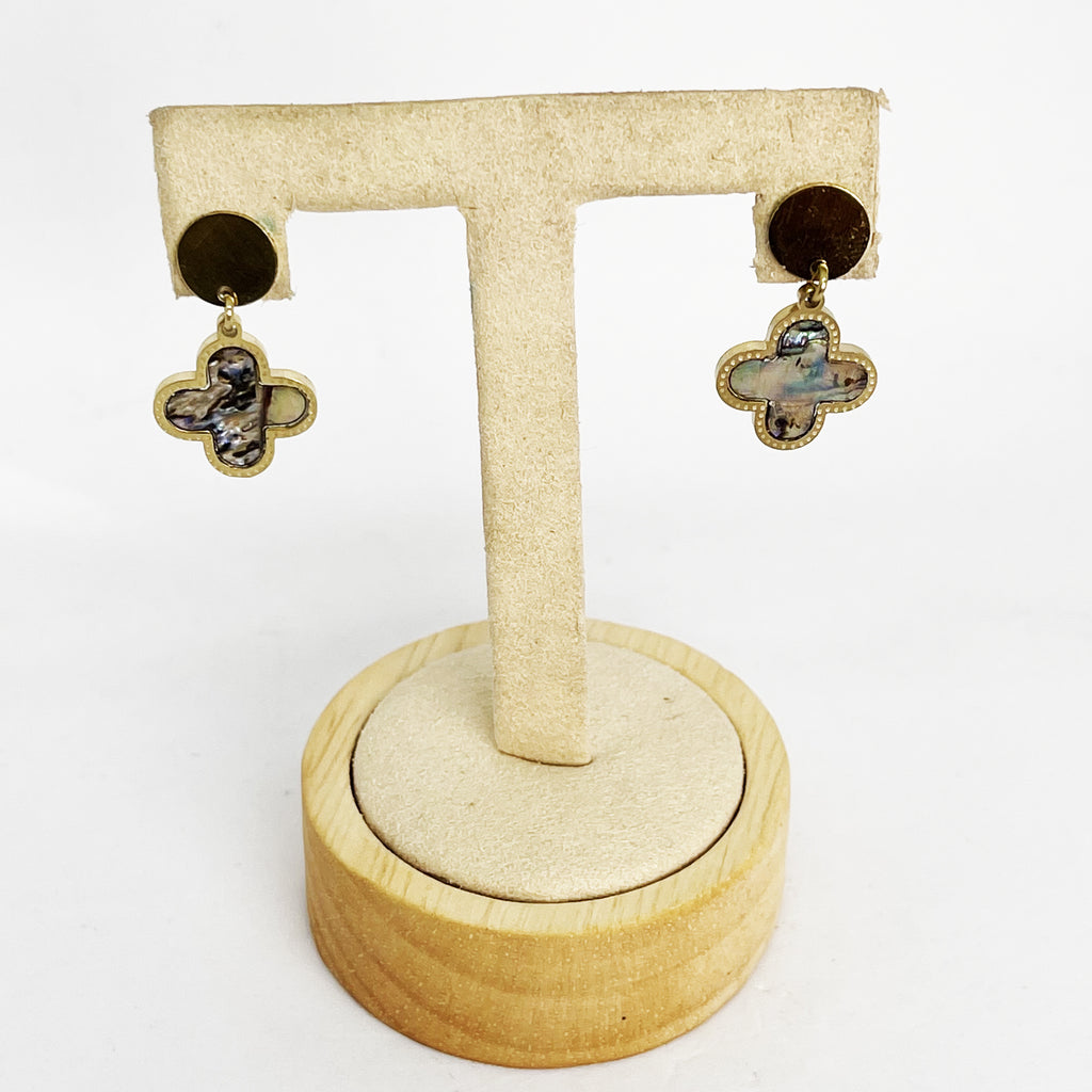 Boucles d'oreilles Trèfles Multicolores