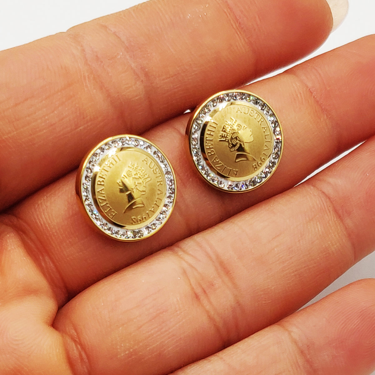 Boucles d'oreilles Tresse Louise Elizabeth Luxe