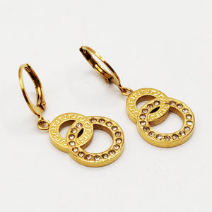 Boucles d'oreilles Tresse Multi Cercles V Luxe