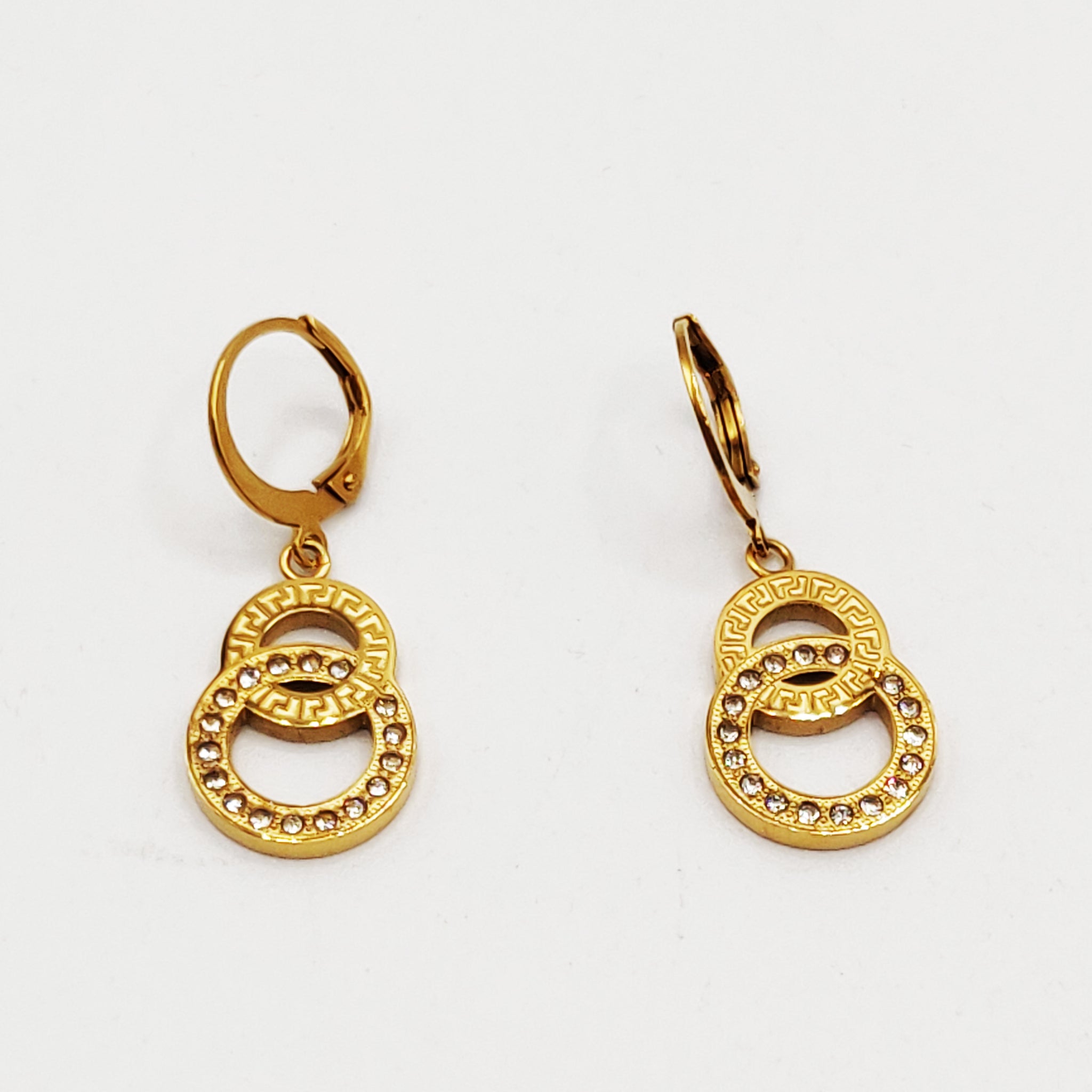 Boucles d'oreilles Tresse Multi Cercles V Luxe