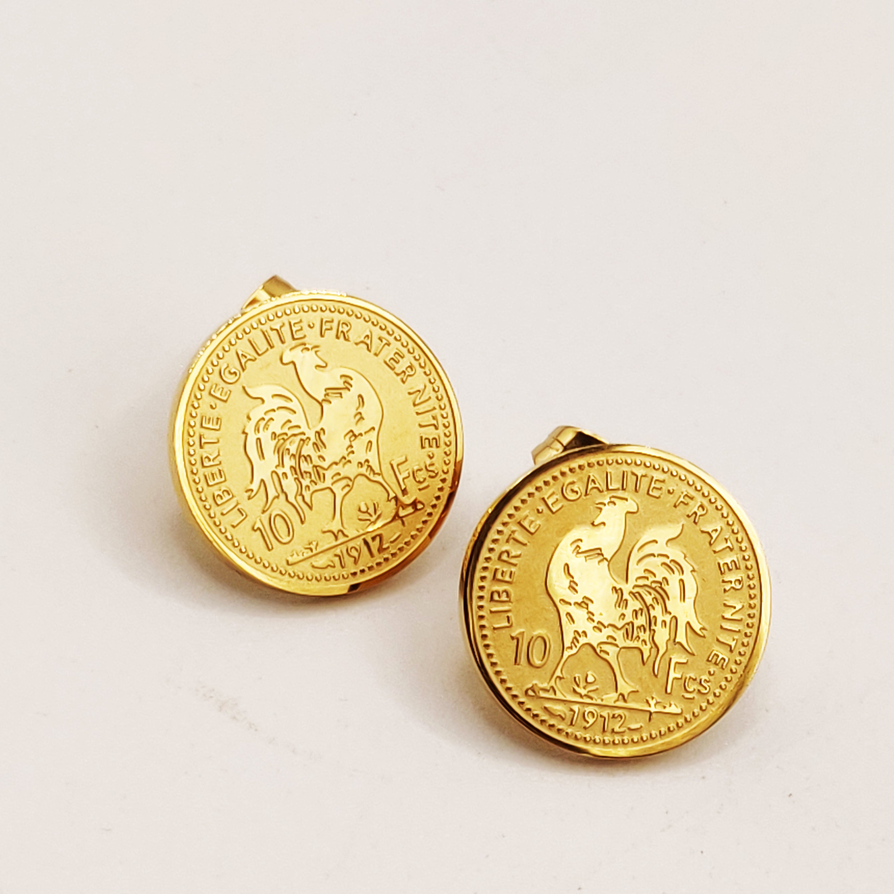 Boucles d'oreilles Tresse Multi Louise Coq Luxe