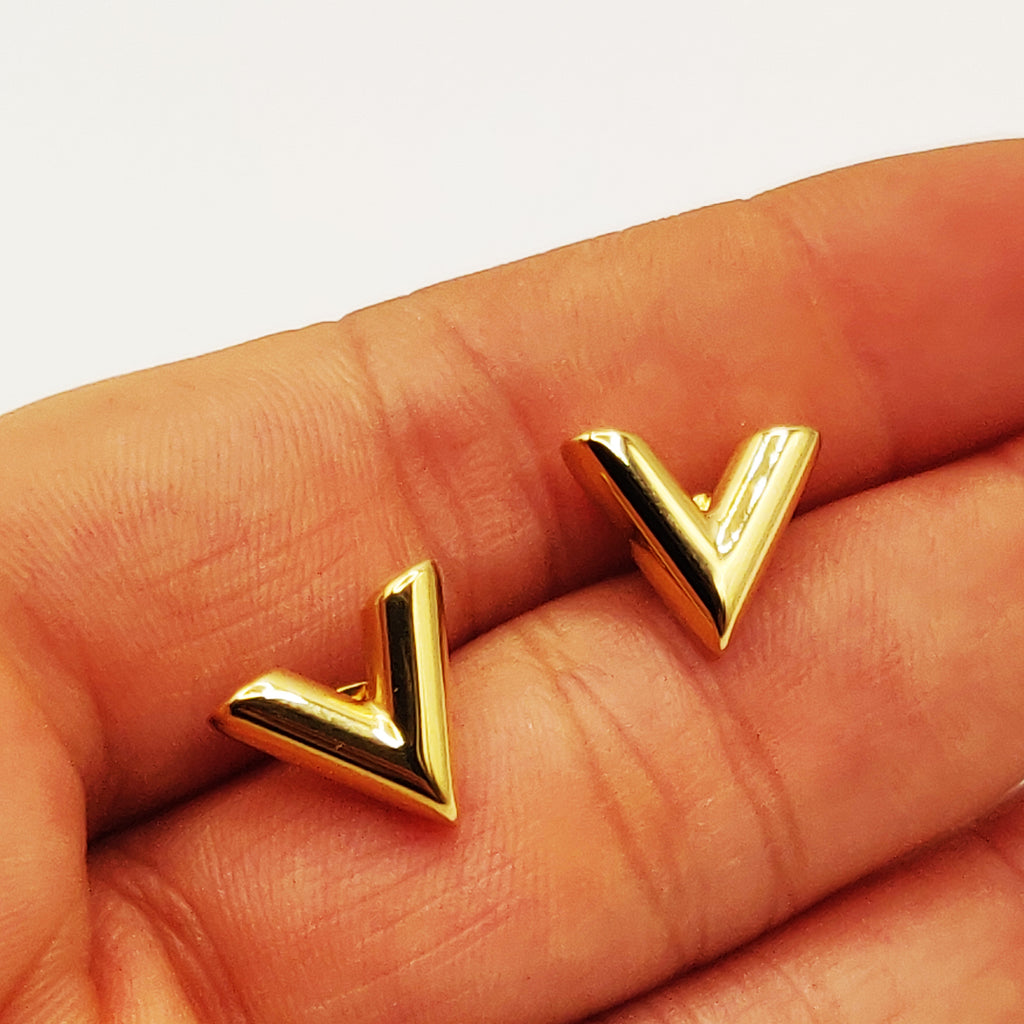 Boucles d'oreilles V Épaisses