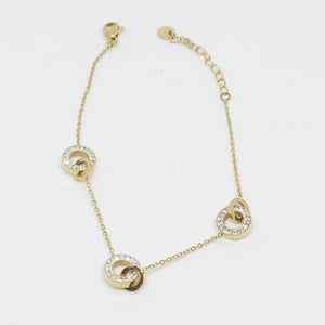 Bracelet 3 Cercles Cristaux