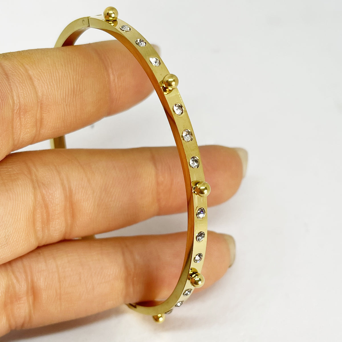 Bracelet Boules et Cristaux