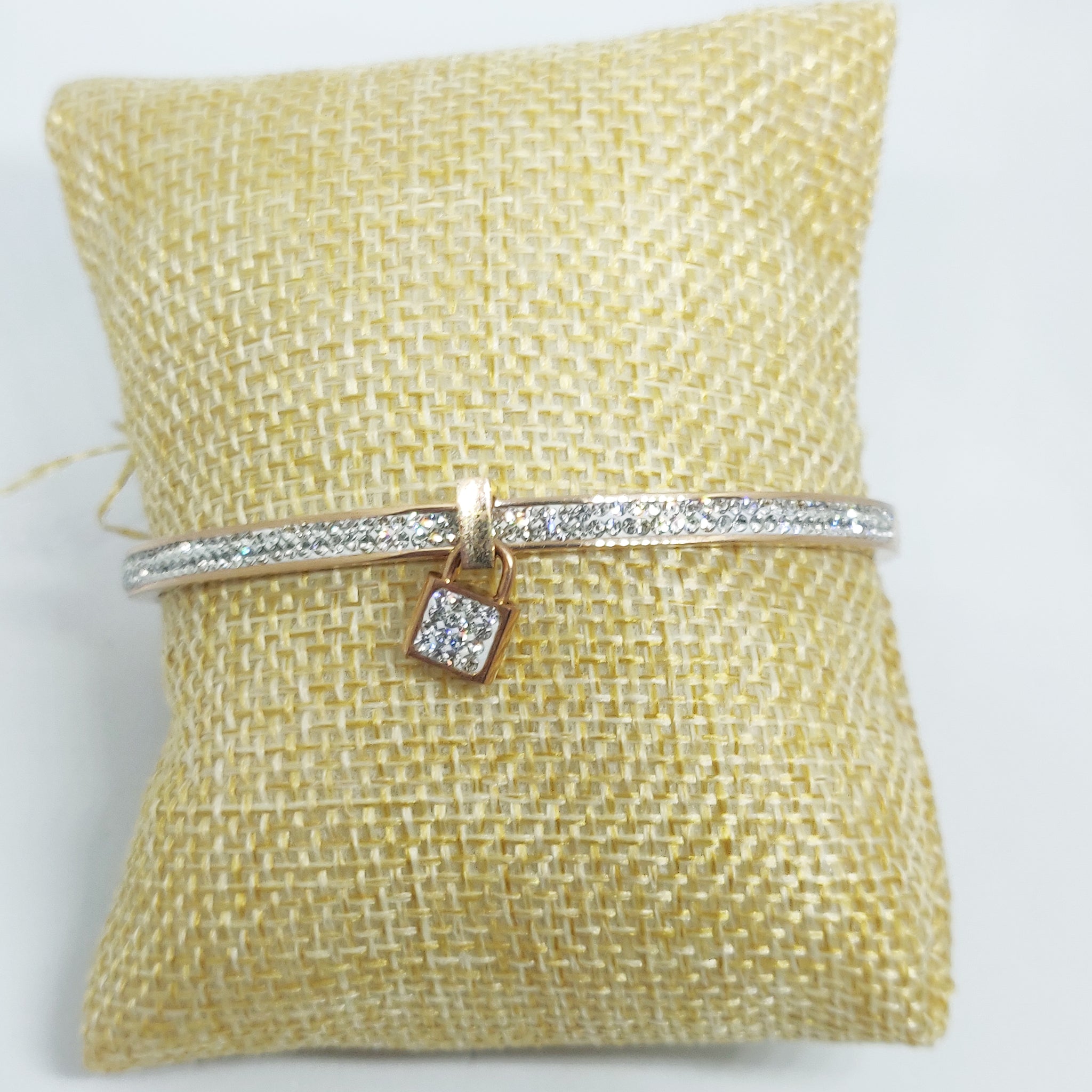 Bracelet Cadenas Perles Rose Gold