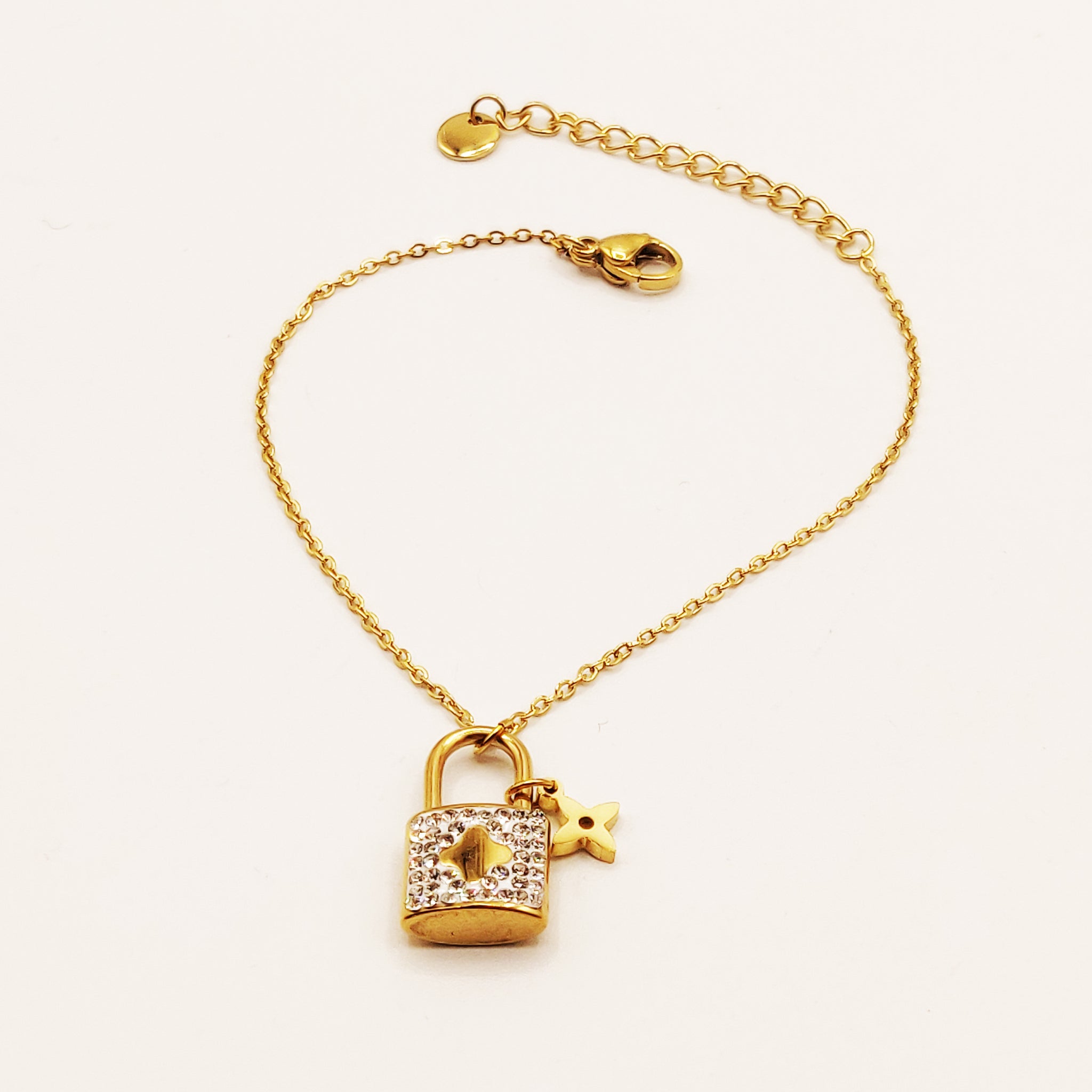 Bracelet Cadenas Trèfle et Étoile Luxe