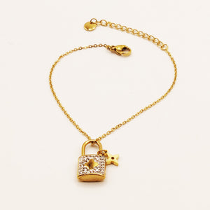 Bracelet Cadenas Trèfle et Étoile Luxe