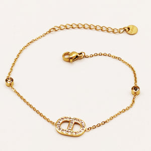 Bracelet ᗡD Luxe Cristaux Simple