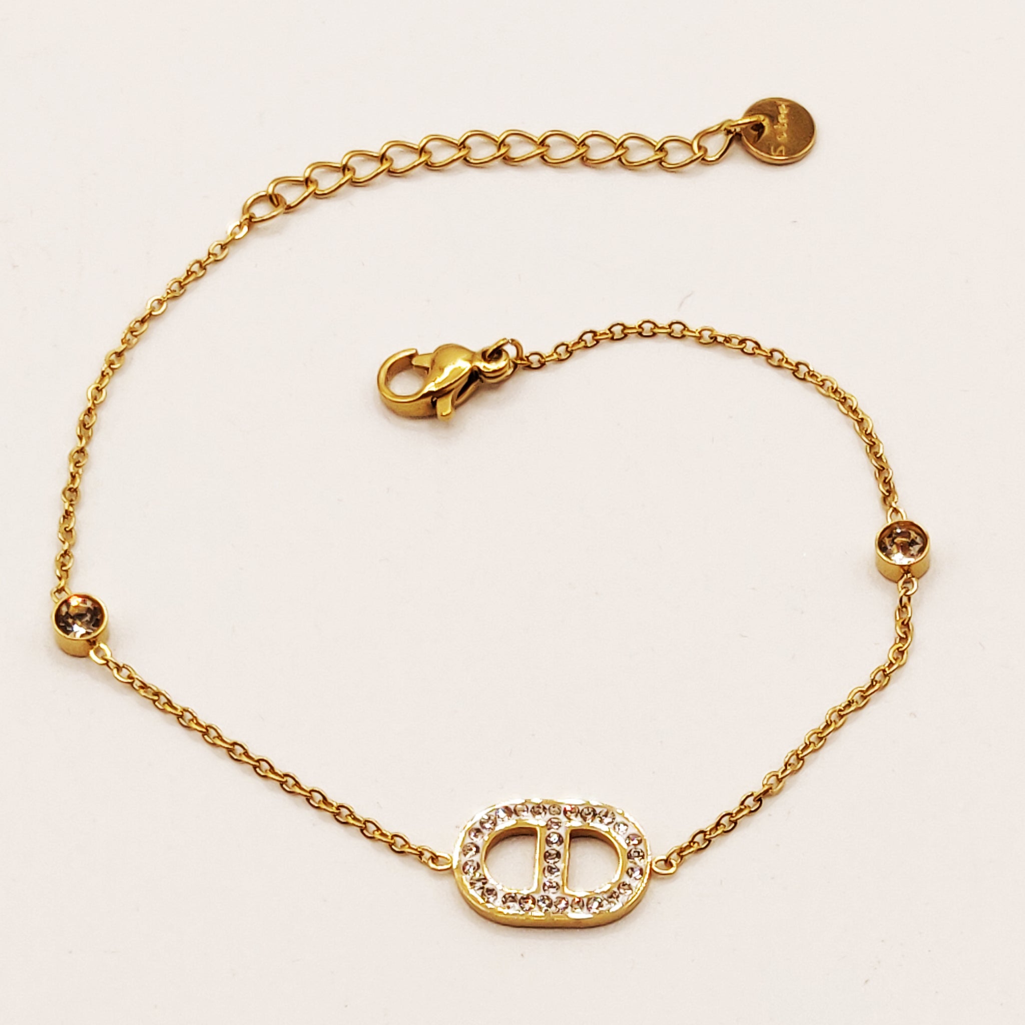Bracelet ᗡD Luxe Cristaux Simple