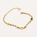 Bracelet ᗡD Luxe Trèfle Étoile et Perles