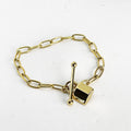 Bracelet Chaîne Cadenas et Barre