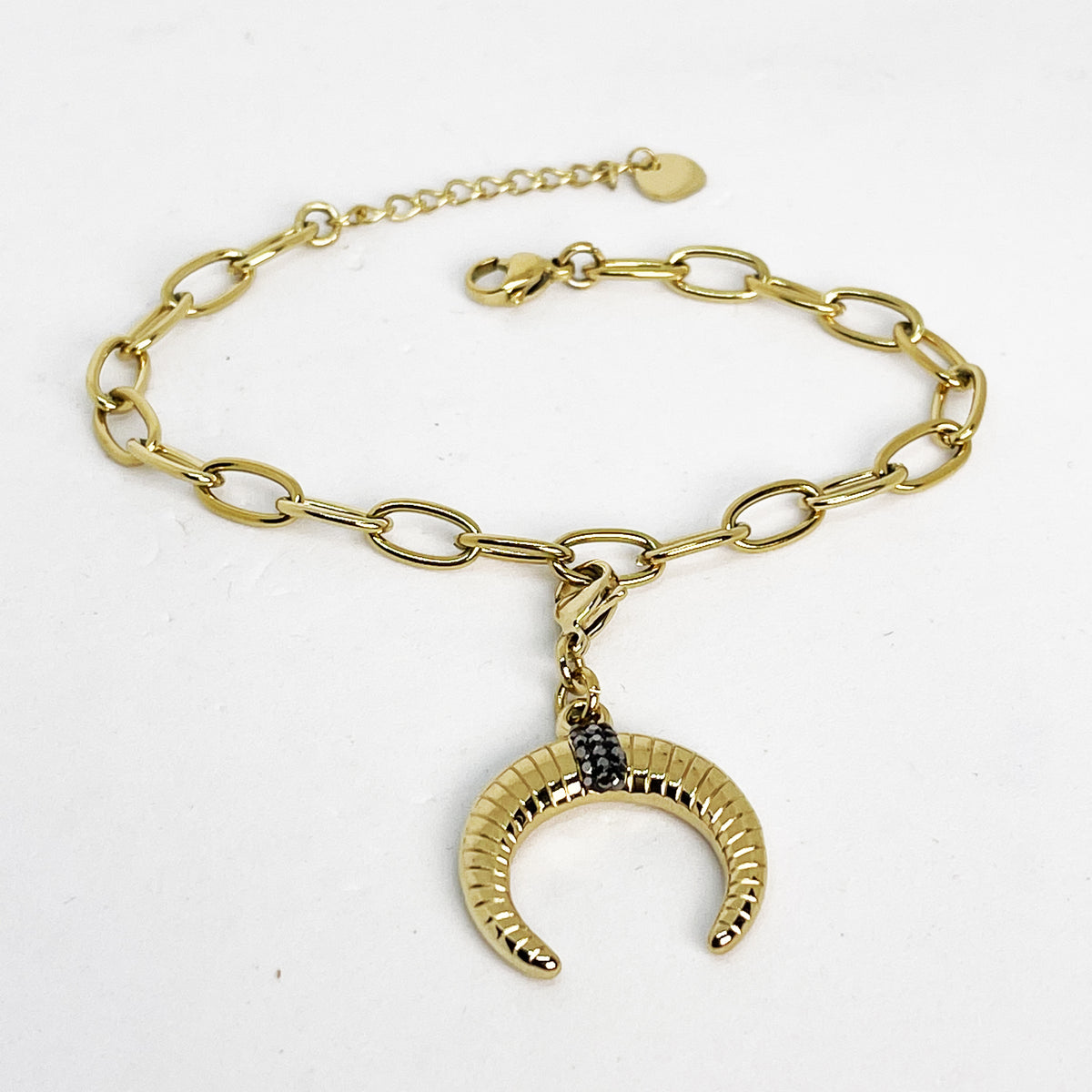 Bracelet Chaîne Croissant de Lune