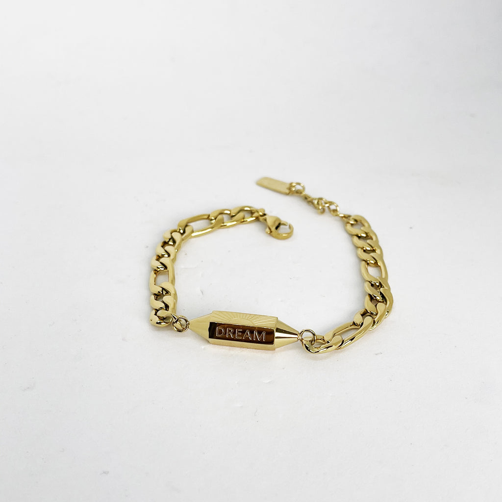Bracelet Chaîne "Dream Big Always"
