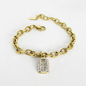 Bracelet Chaîne Lame De Rasoir Luxe
