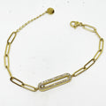 Bracelet Chaîne Mexicain Cristaux