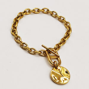 Bracelet Chaîne Pendentifs ᗡD Luxe et Cercle