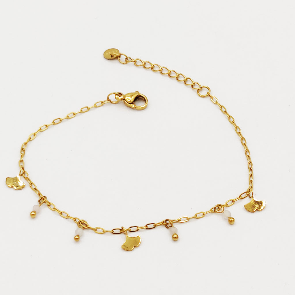 Bracelet Chaîne Perles et Motifs