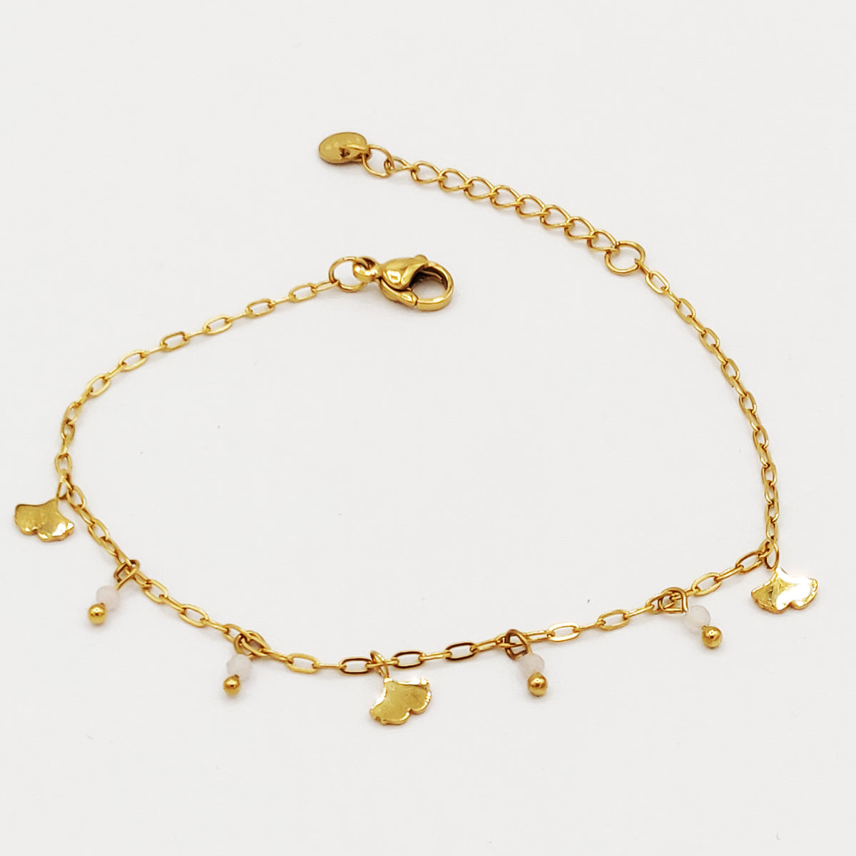 Bracelet Chaîne Perles et Motifs