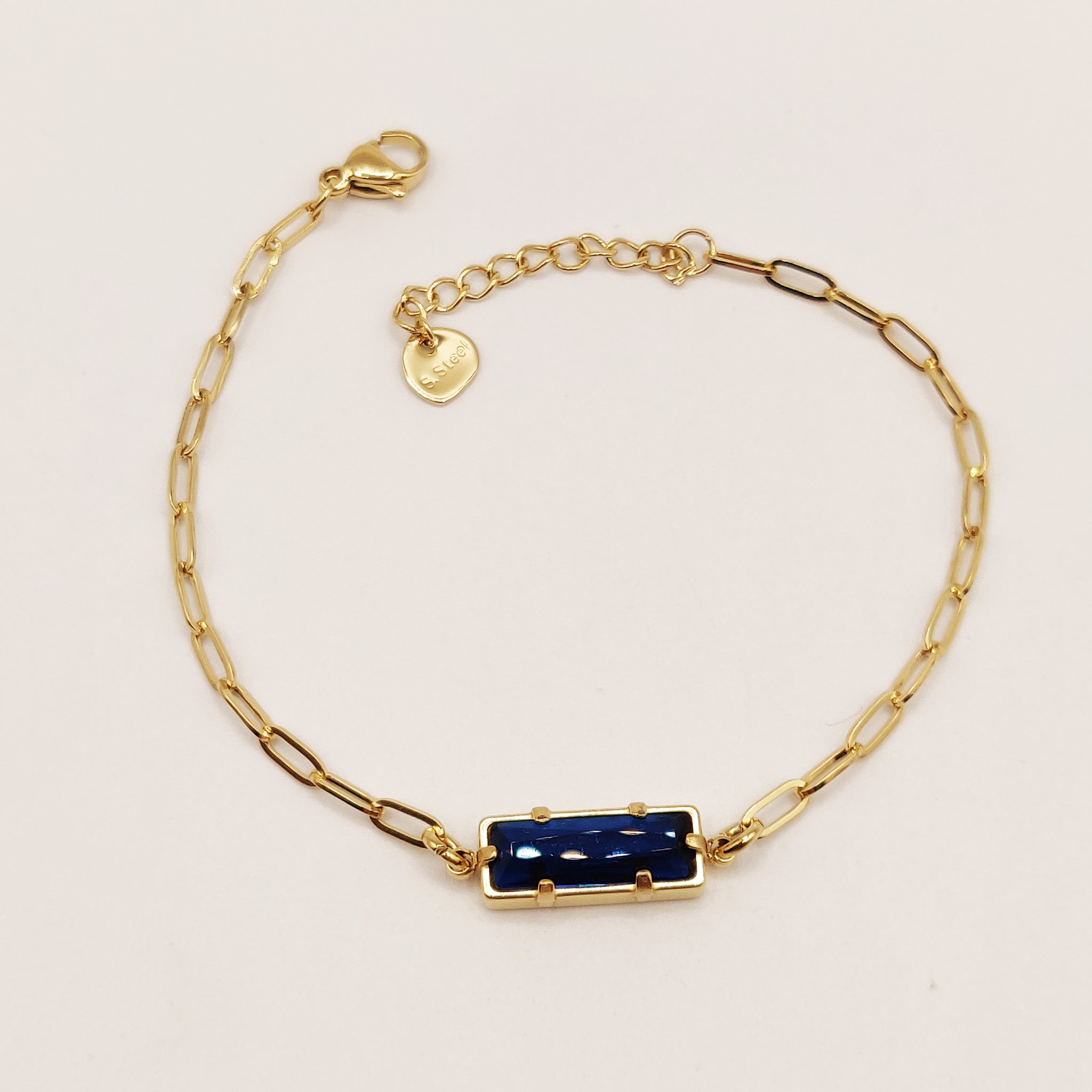 Bracelet Chaîne Saphir Luxe