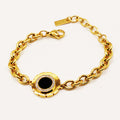 Bracelet Chaîne Soleil Fashion Noyau Noir