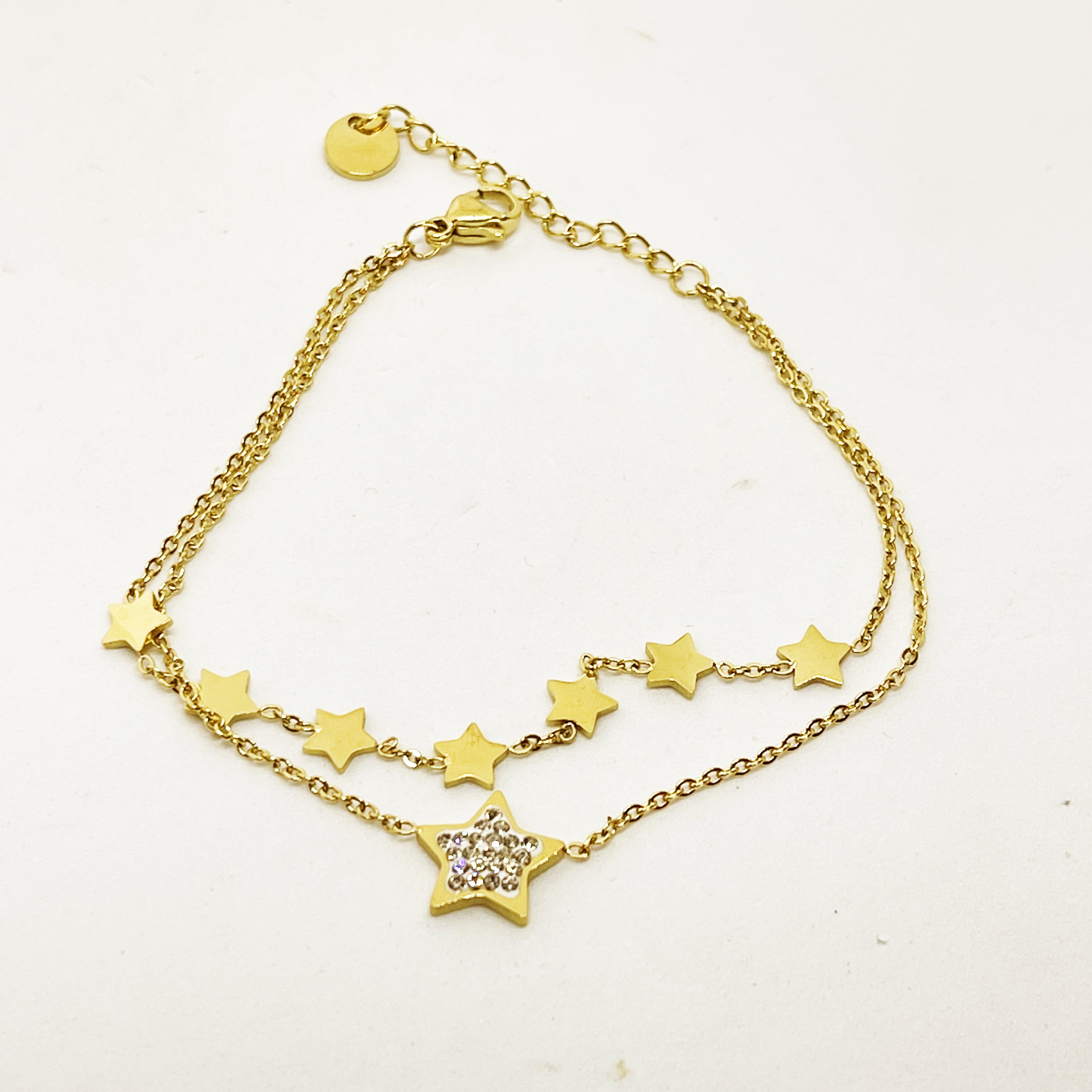 Bracelet Double Multi Étoiles