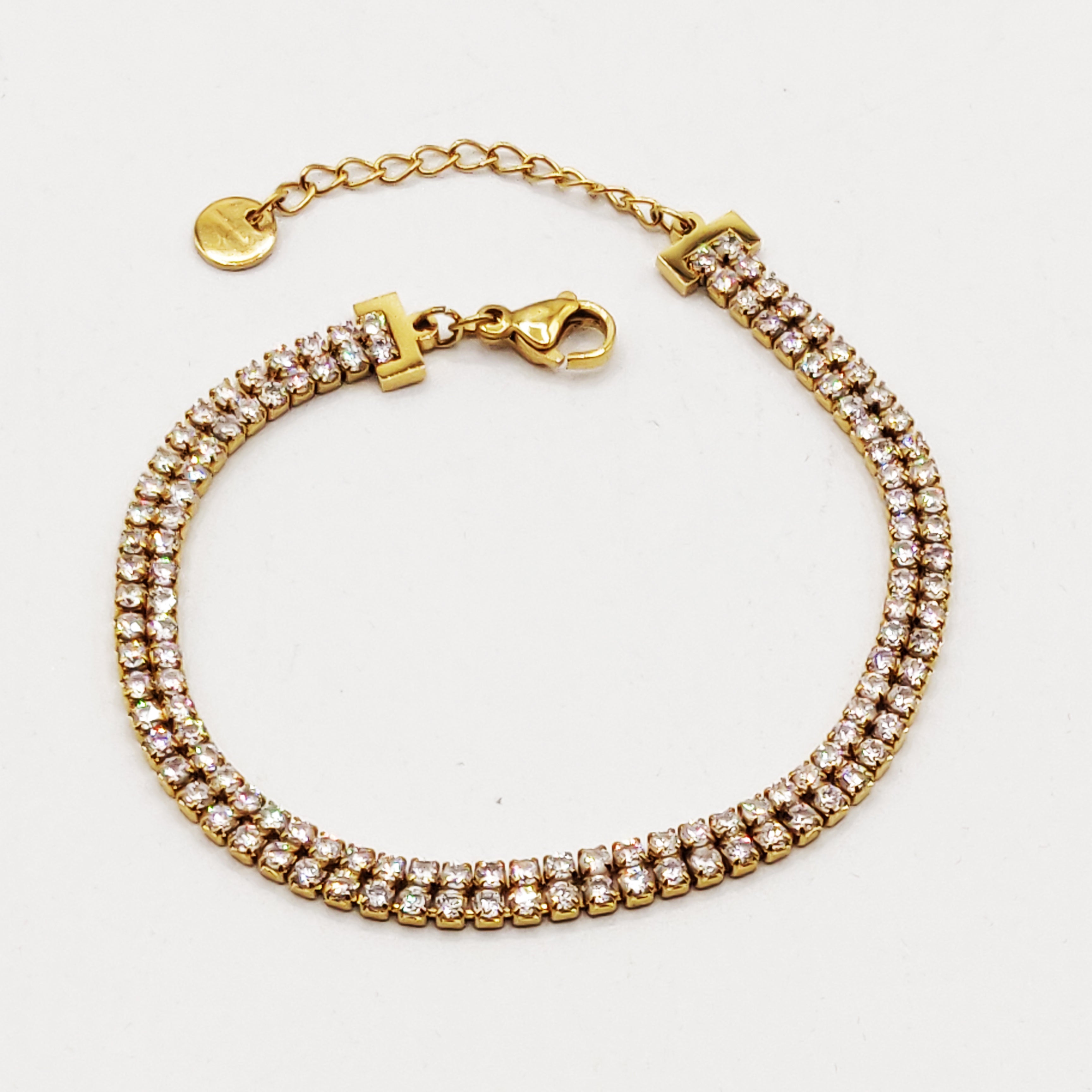 Bracelet Double Tour Cristaux Luxe