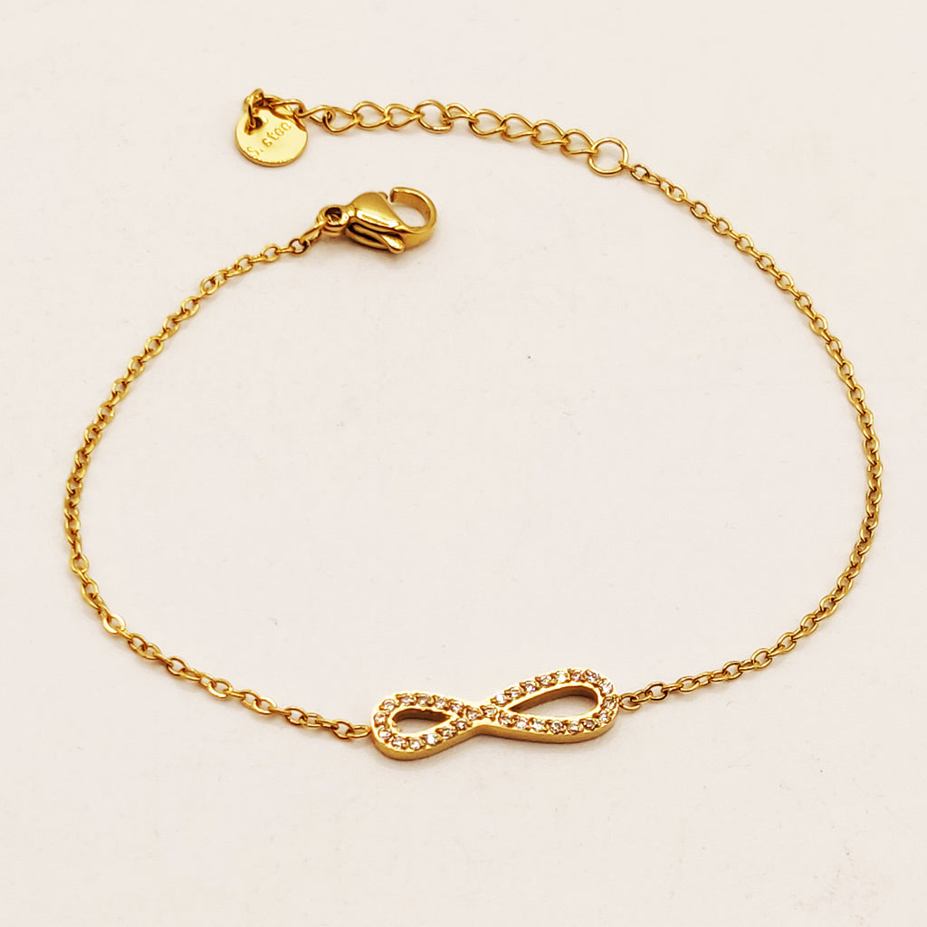 Bracelet Infinity Cristaux Luxe