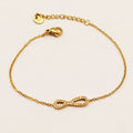 Bracelet Infinity Cristaux Luxe
