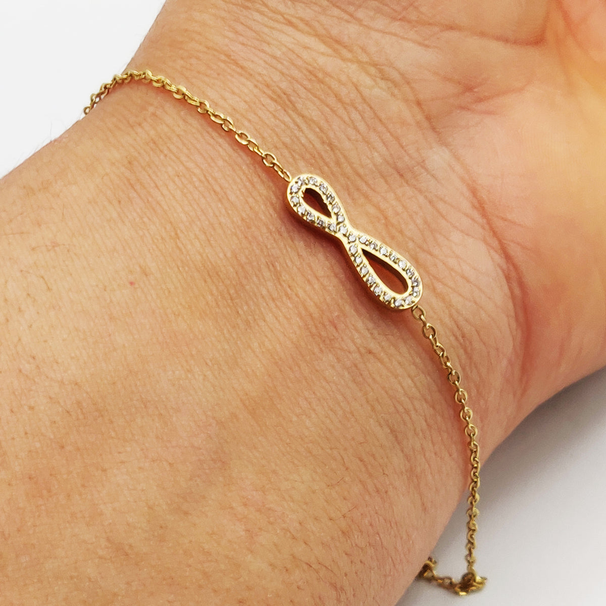 Bracelet Infinity Cristaux Luxe