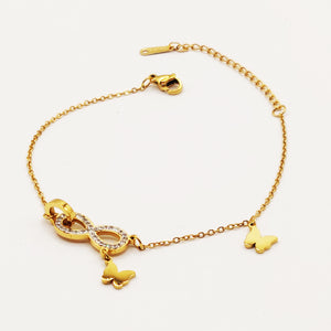 Bracelet Infinity Papillons Luxe