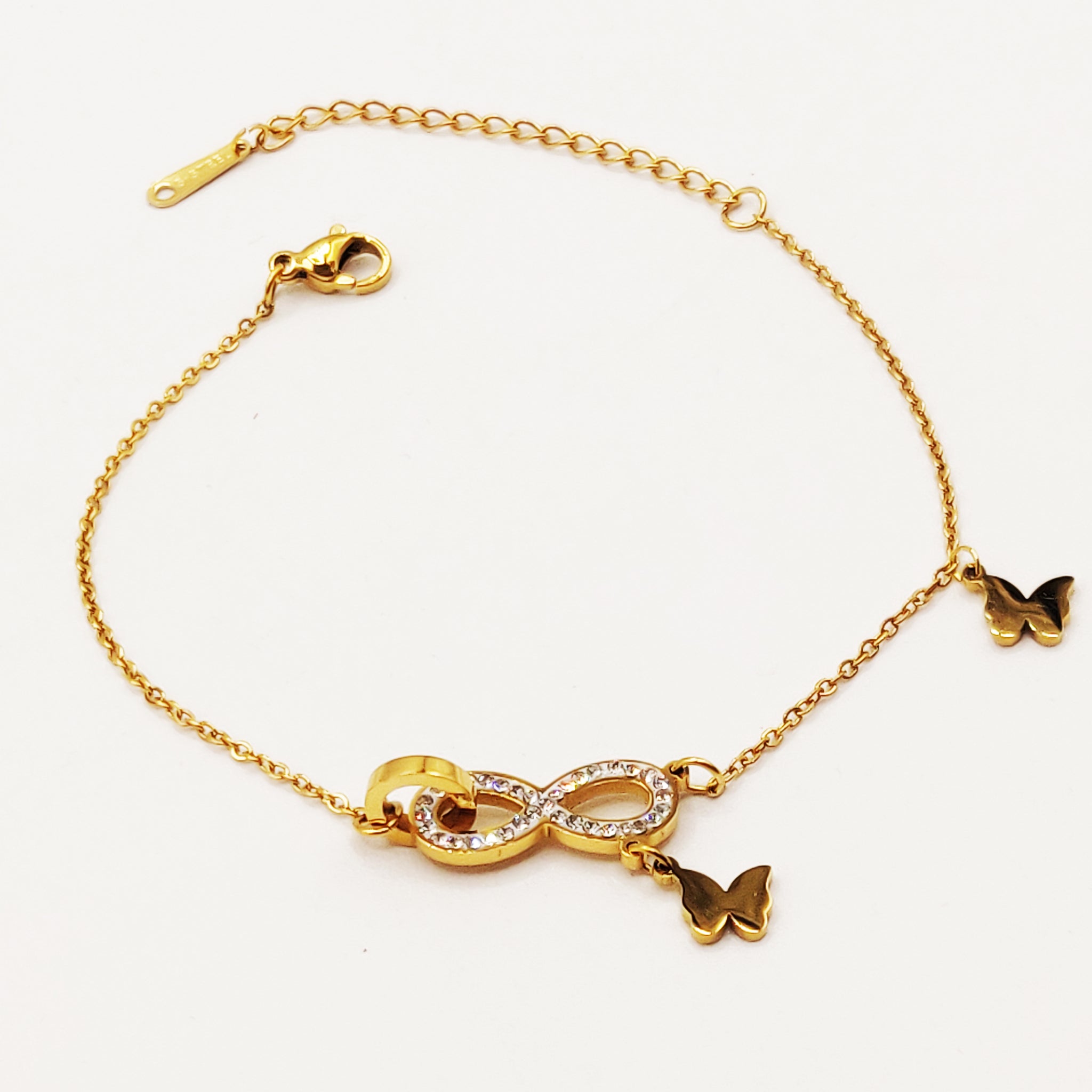 Bracelet Infinity Papillons Luxe