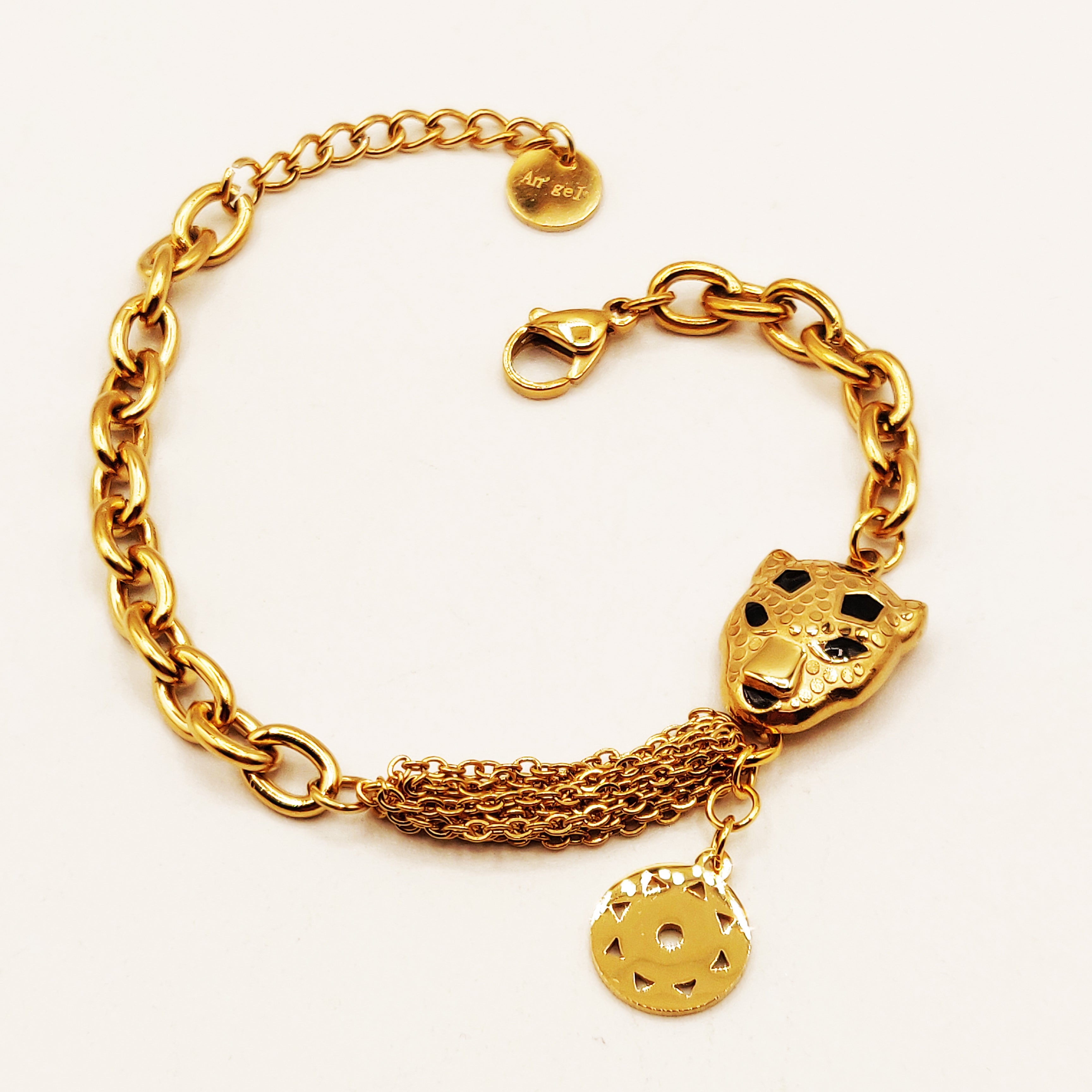 Bracelet Jaguar Pendentifs Multi Chaînes Luxe