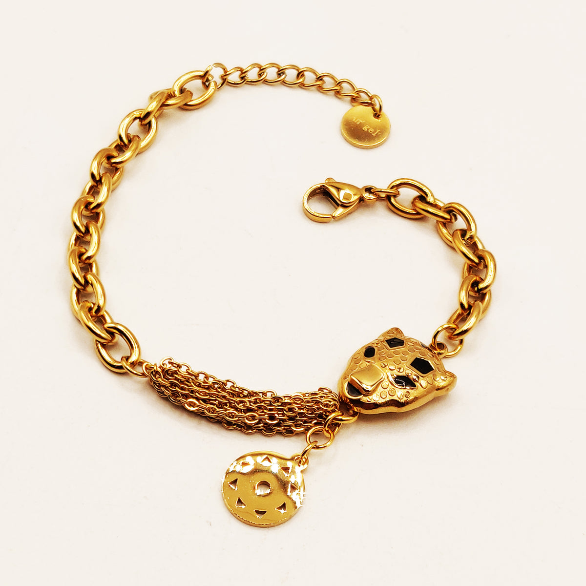 Bracelet Jaguar Pendentifs Multi Chaînes Luxe