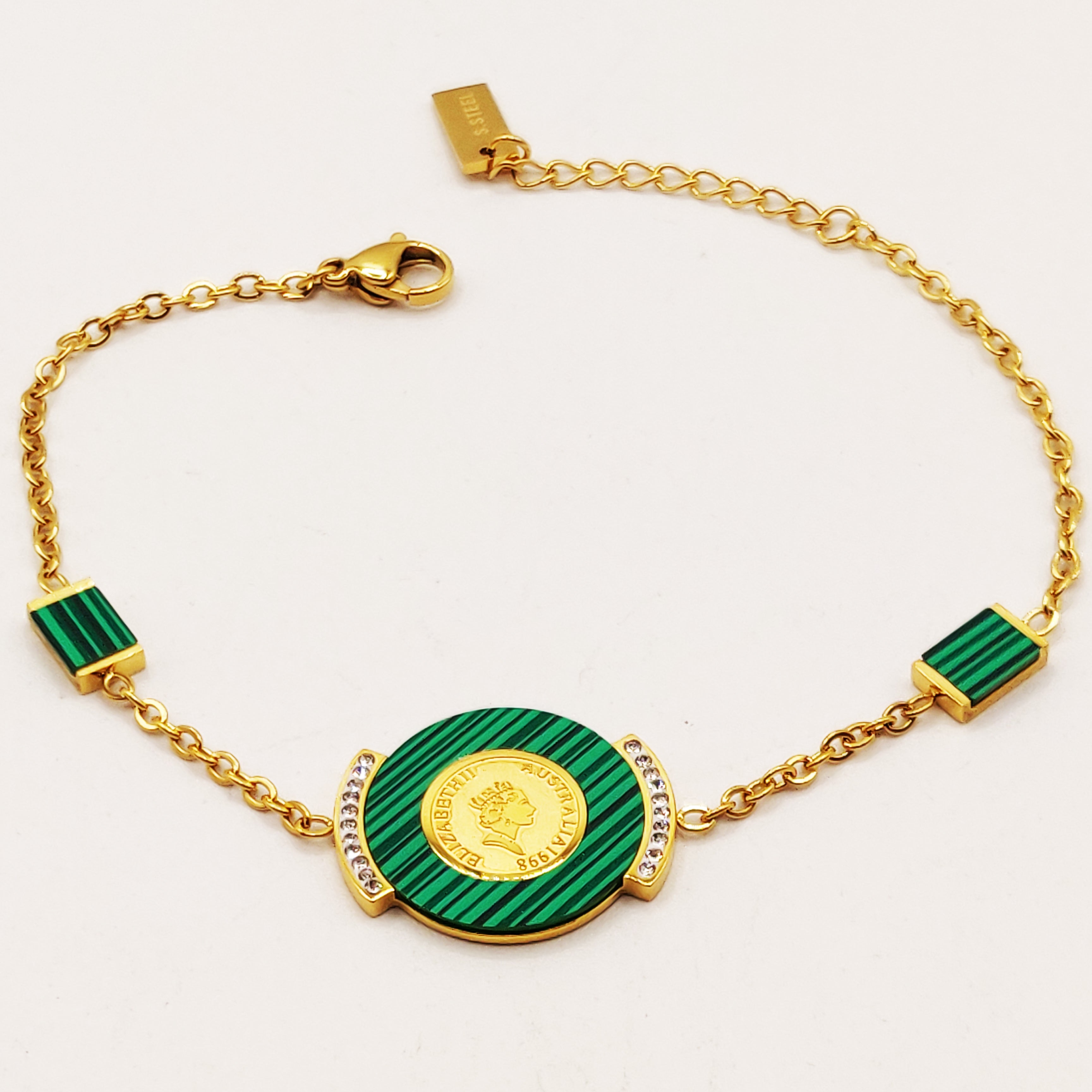Bracelet Louise Tour Vert Luxe