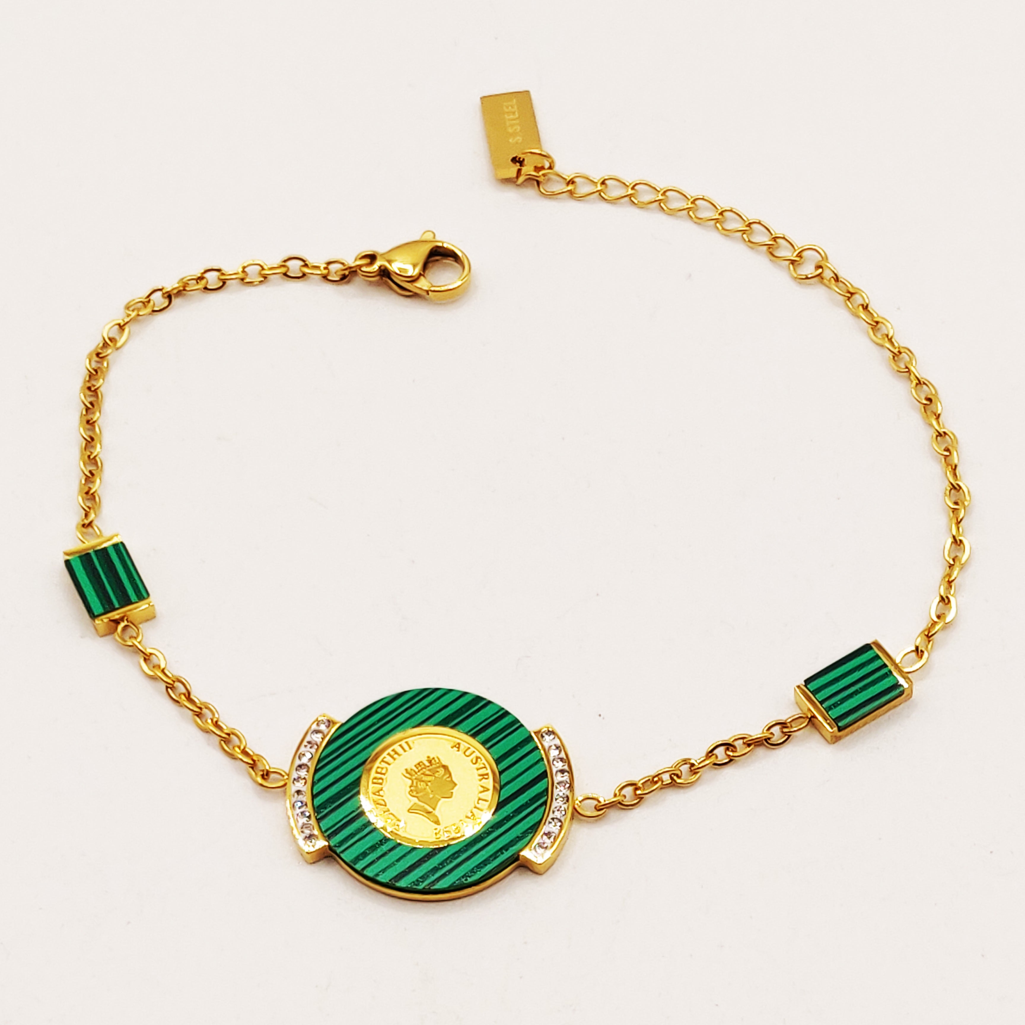 Bracelet Louise Tour Vert Luxe