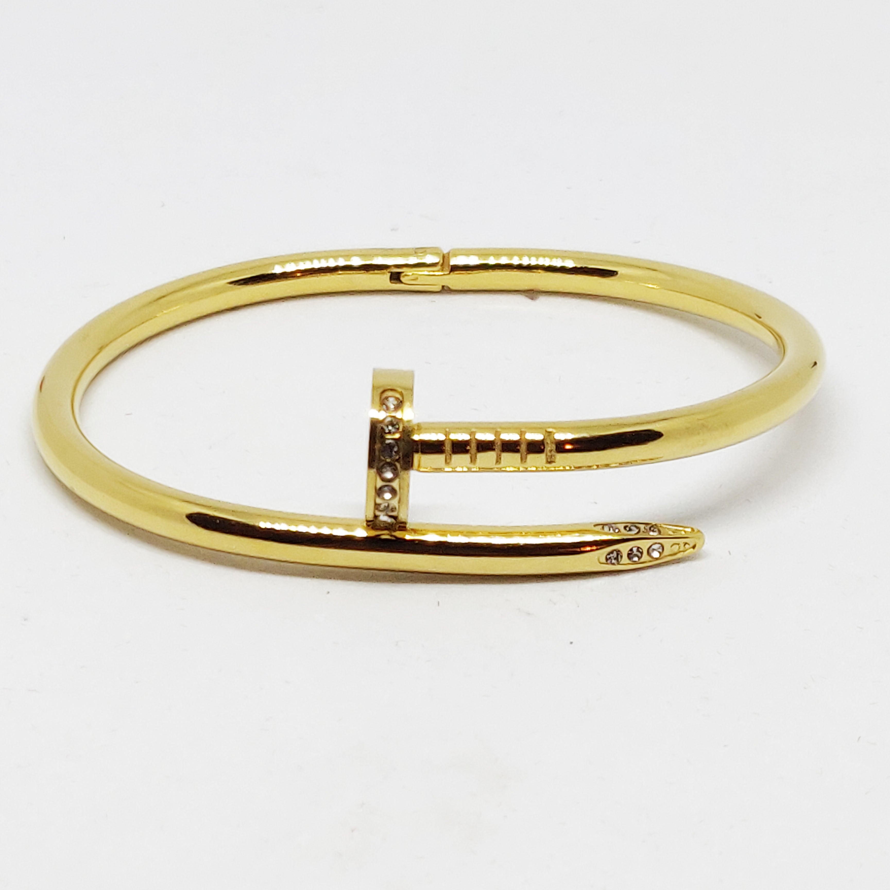 Bracelet Luxe Clou (Cristaux tête et bout)