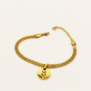 Bracelet Maille Cercle Cristaux